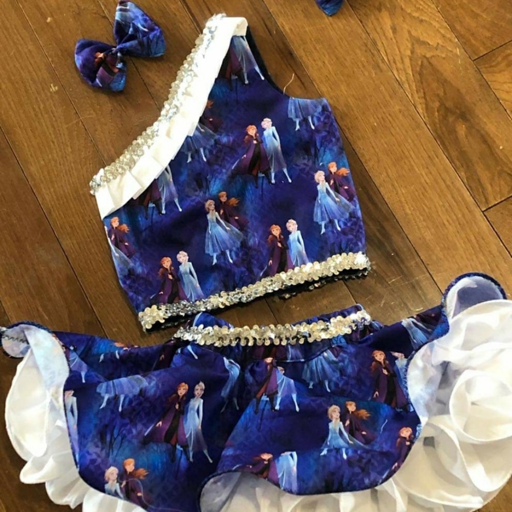3T Princess Frozen Pageant OOC 2 pieces